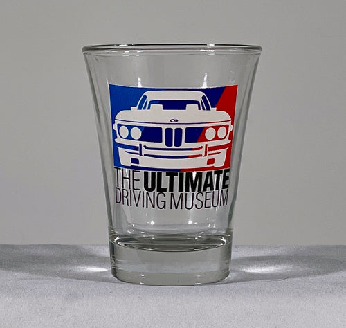 The Ultimate Driving Museum Shot Glass