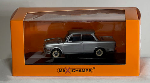 Maxichamps 1:43 BMW 1600 1968 Silver.