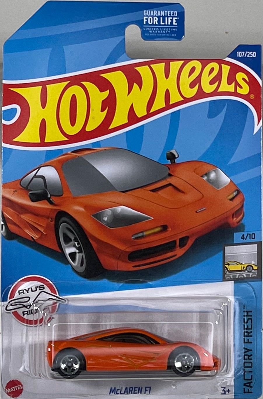 Hot Wheels Orange McLaren F1