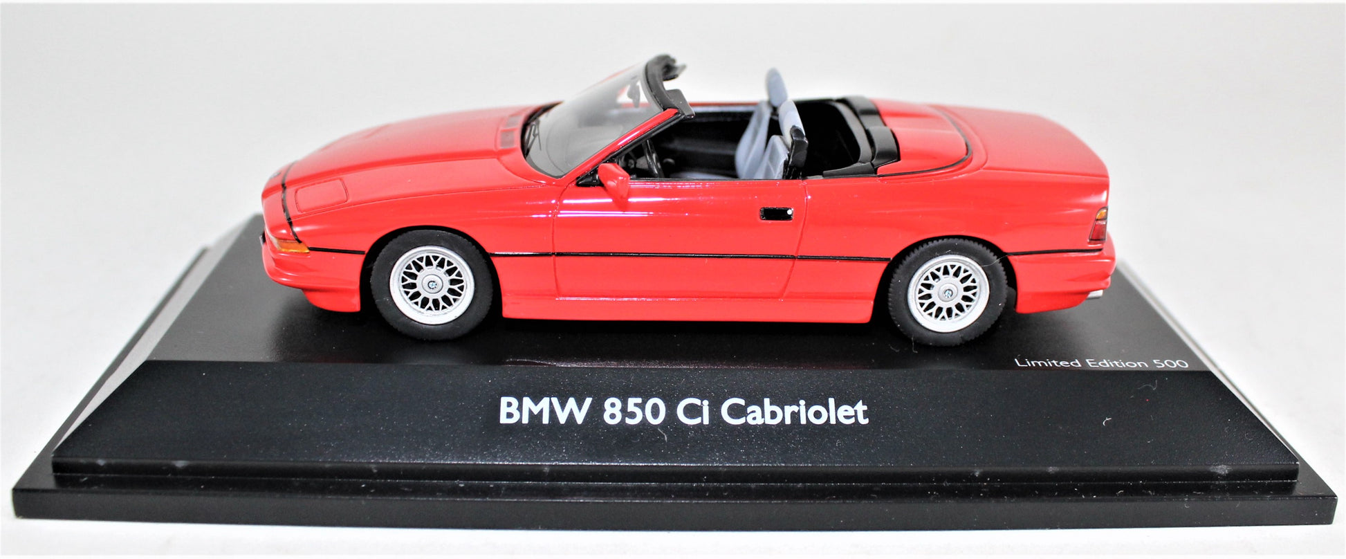 Schuco 1:43 BMW 850Ci Cab. Red, 1 0f 500 - BMW CCA Foundation