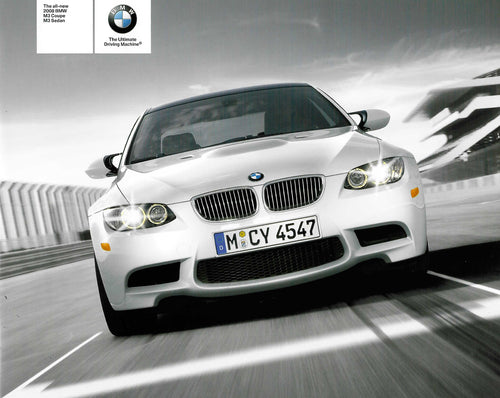 Brochure - The all-new 2008 BMW M3 Coupe M3 Sedan - E90 / E92 Brochure (small version) - BMW CCA Foundation