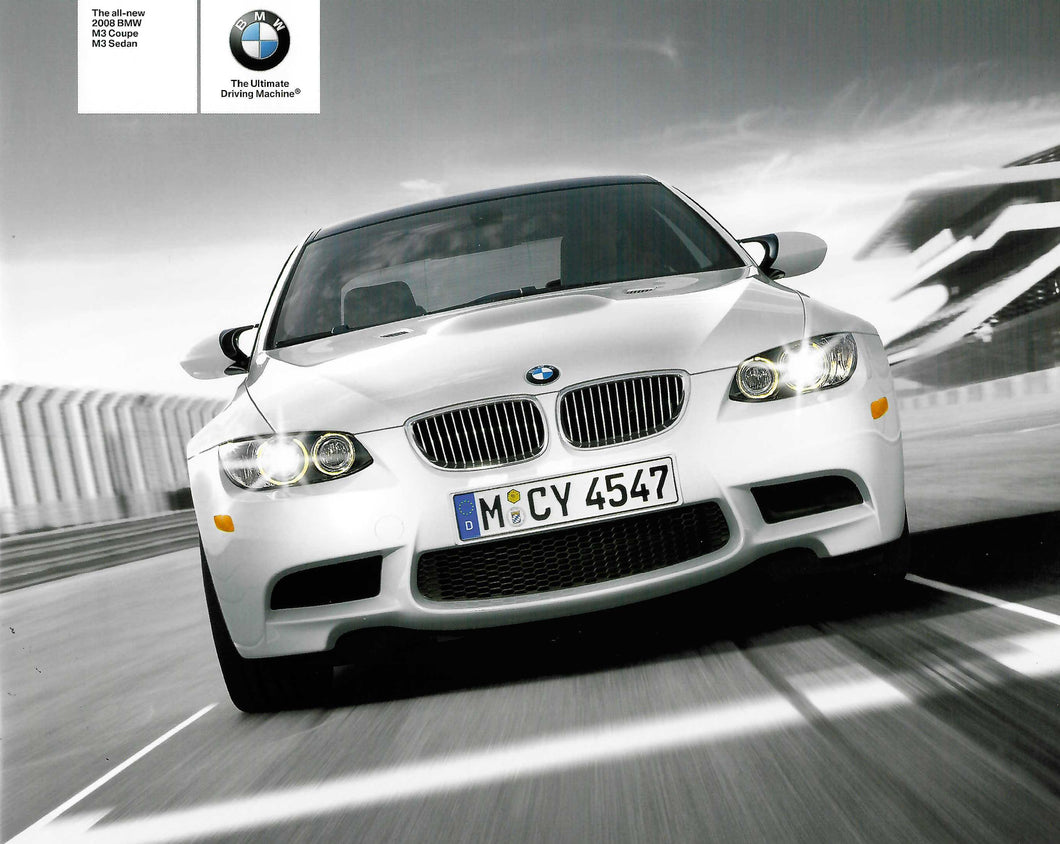 Brochure - The all-new 2008 BMW M3 Coupe M3 Sedan - E90 / E92 Brochure (small version)