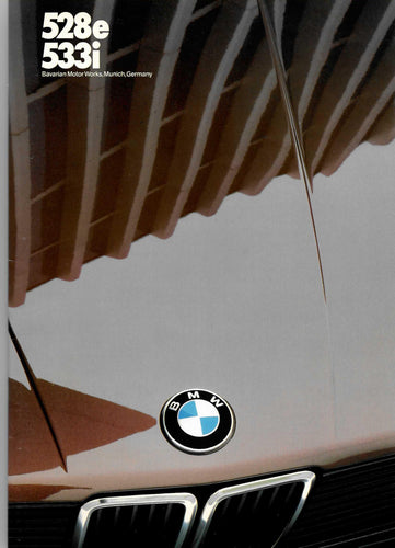 Brochure - 528e 533i Barvarian Motor Works, Munich, Germany (1982) Large - BMW CCA Foundation