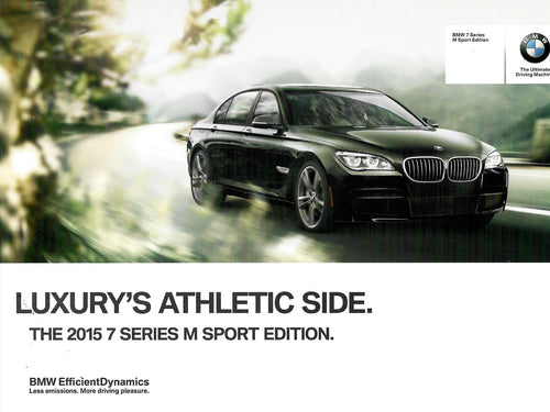 Brochure - BMW 7 Series M Sport Edition Luxury's Athletic Side. - BMW CCA Foundation