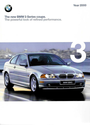 Brochure - BMW 2000 3 Series Coupe. The powerful look of refined performance. 2nd version