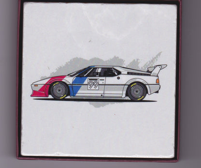 Marble Coasters - BMW CCA Foundation