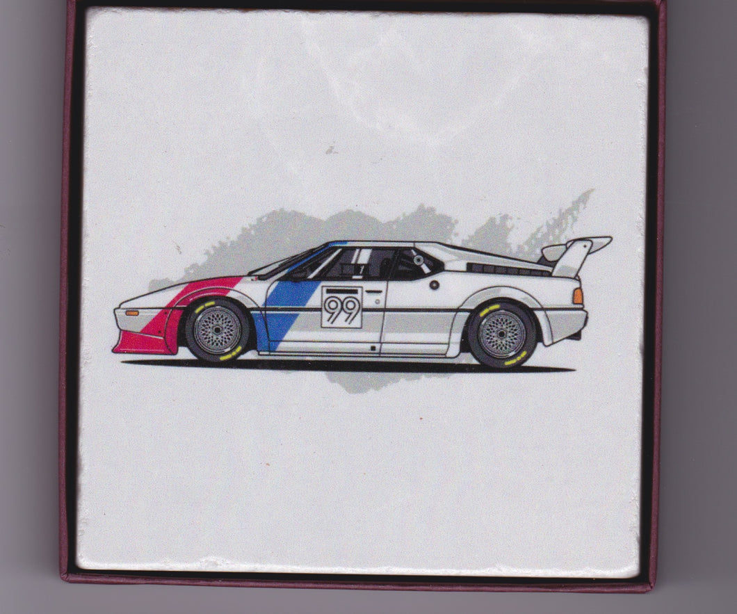 Marble Coasters - BMW CCA Foundation
