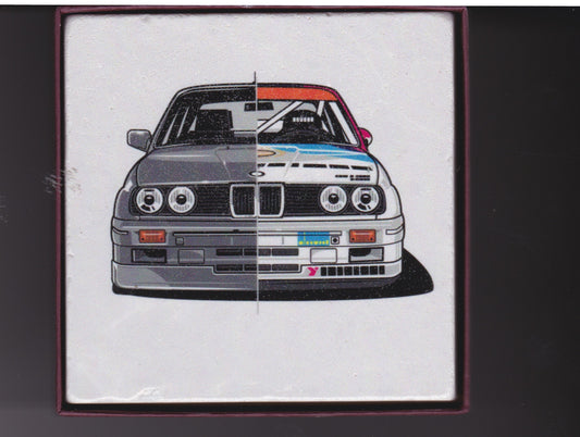 Marble Coasters - BMW CCA Foundation