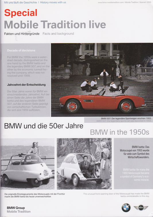 Magazine - Mobile Tradition Live / Special / 2005 BMW in the 50s - BMW CCA Foundation