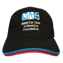 Load image into Gallery viewer, BMW CCA Foundation M Hat w/ Motorsport Colors Brim