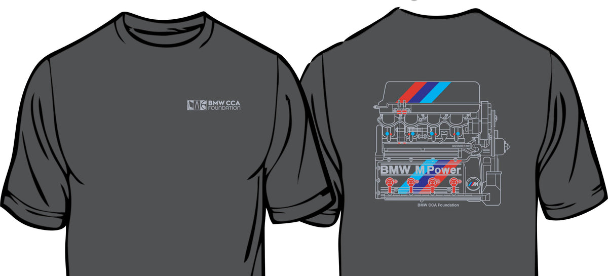 M3 S14 Engine Motorsport T-shirt - BMW CCA Foundation