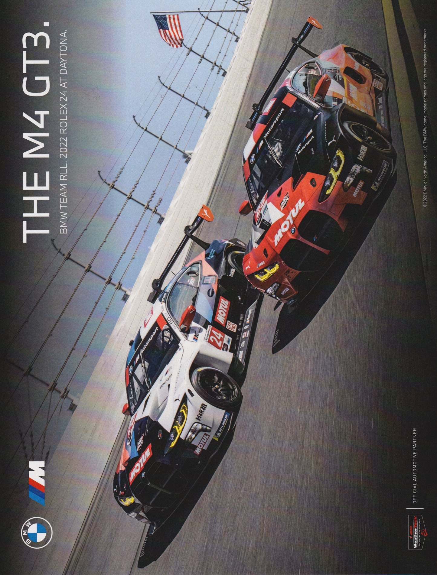 THE M4 GT3, BMW Team RLL 2022 Rolex 24 at Daytona Signature Card - BMW CCA Foundation