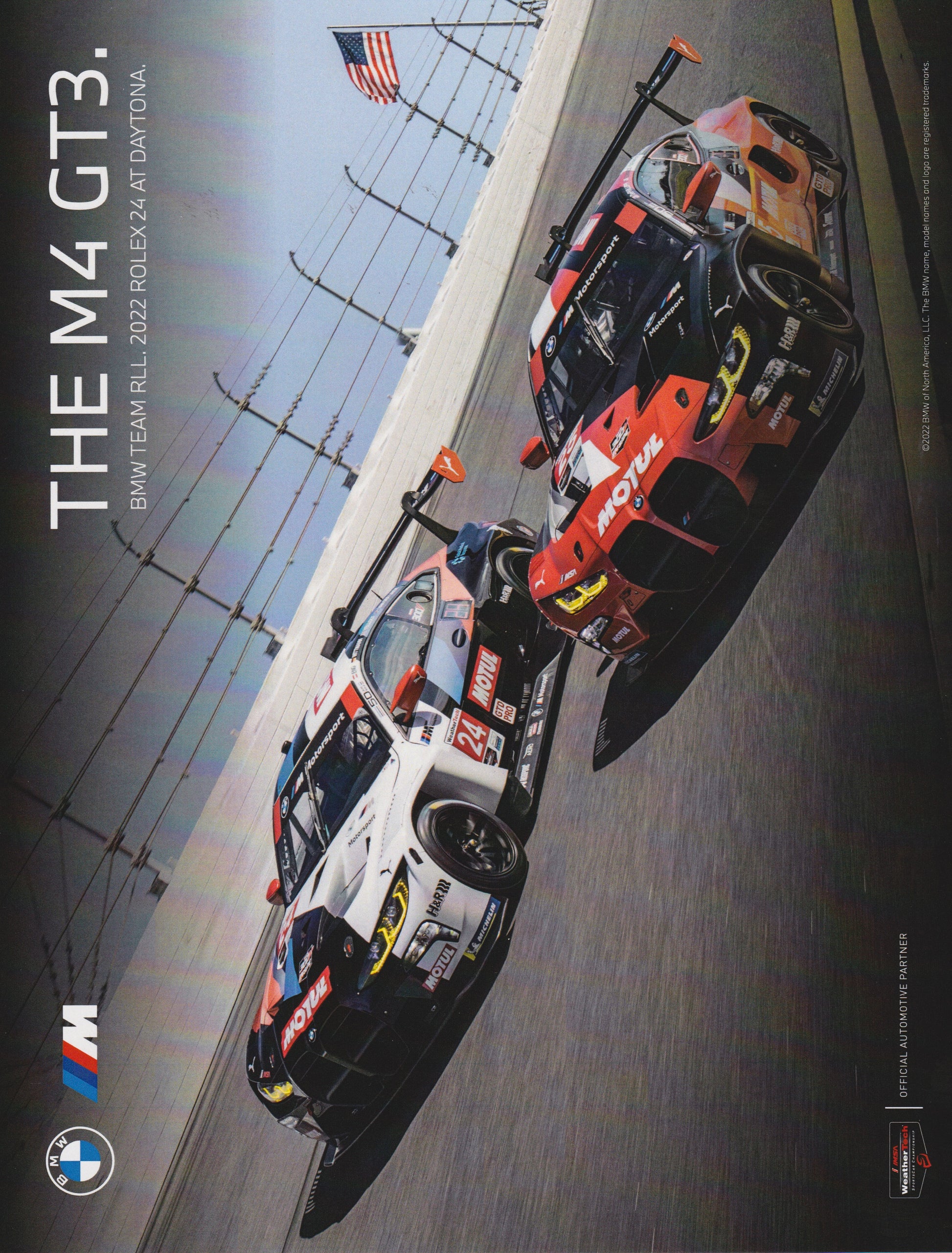 THE M4 GT3, BMW Team RLL 2022 Rolex 24 at Daytona Signature Card - BMW CCA Foundation