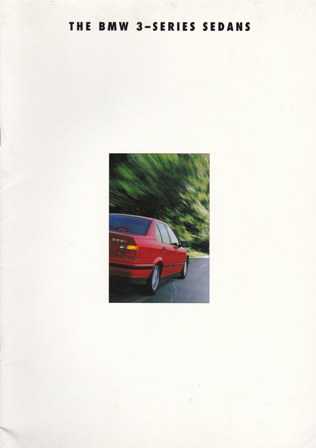 Brochure - The BMW 3-Series Sedans (1994)