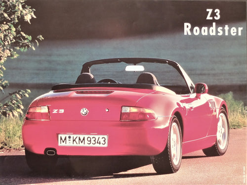 Poster - Z3 Roadster - Rear View