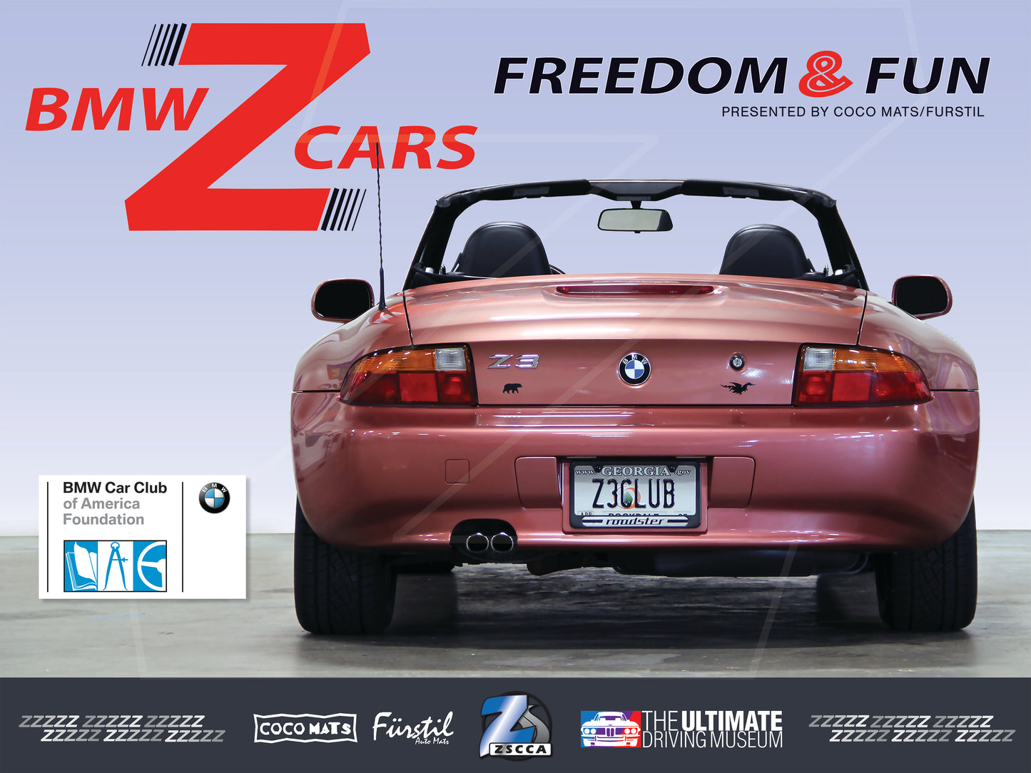 BMW Z Cars Exhibit Poster - BMW CCA Foundation