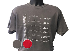 Z Car Roadster Outline Shirt