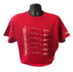 Z Car Roadster Outline Shirt
