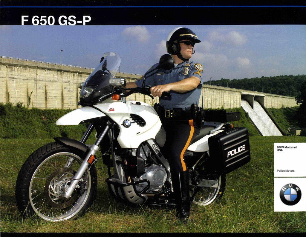 Brochure - BMW Motorrad USA Police Motors - 2004 F 650 GS-P Brochure - BMW CCA Foundation