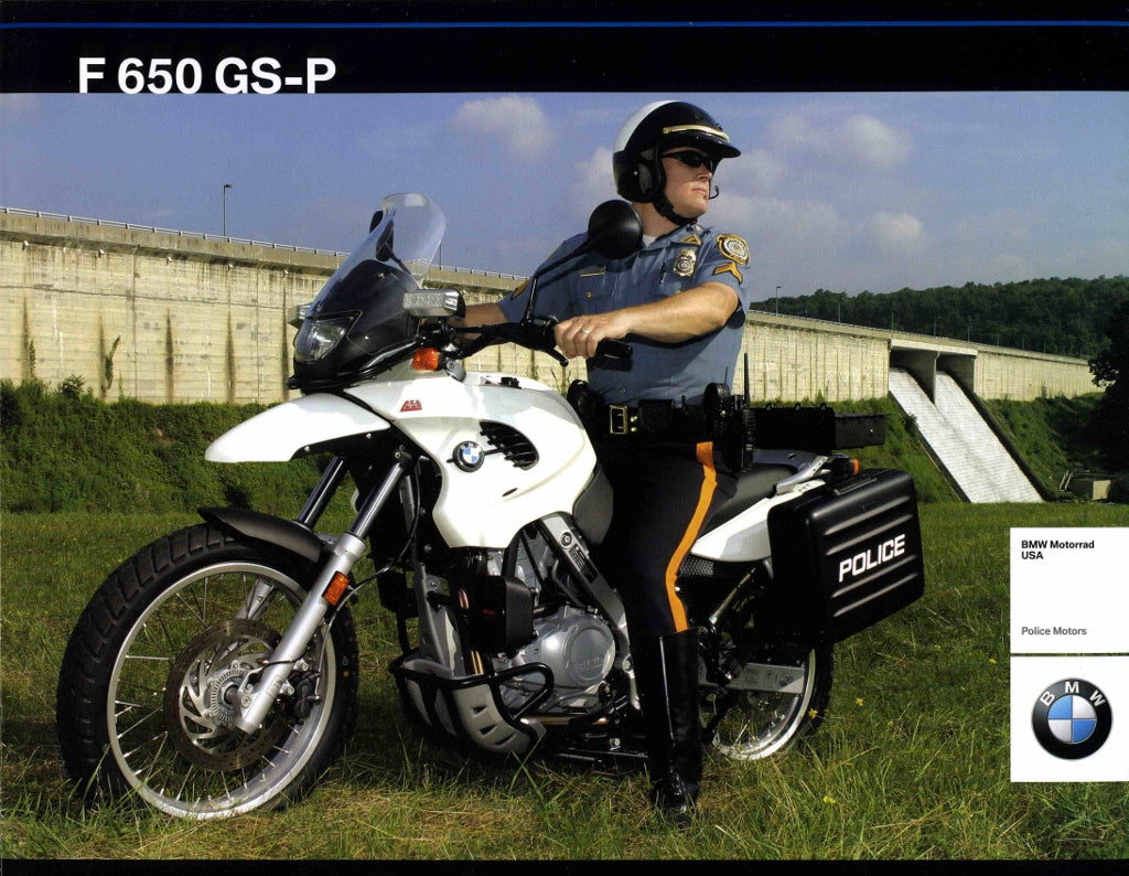 Brochure - BMW Motorrad USA Police Motors - 2004 F 650 GS-P Brochure