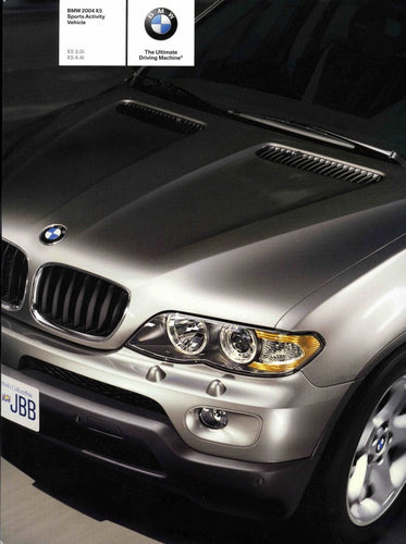 Brochure - BMW 2004 X5 Sports Activity Vehicle X5 3.0i X5 4.4i - E53 Brochure (1st version)