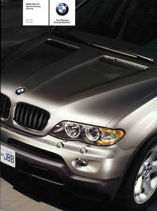 Brochure - BMW 2004 X5 Sports Activity Vehicle X5 3.0i X5 4.4i - E53 Brochure (1st version)