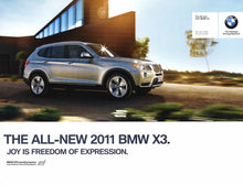 Load image into Gallery viewer, Brochure - The all-new 2011 BMW X3 X3 xDrive28i X3 xDrive35i - F25 Brochure (1st version)
