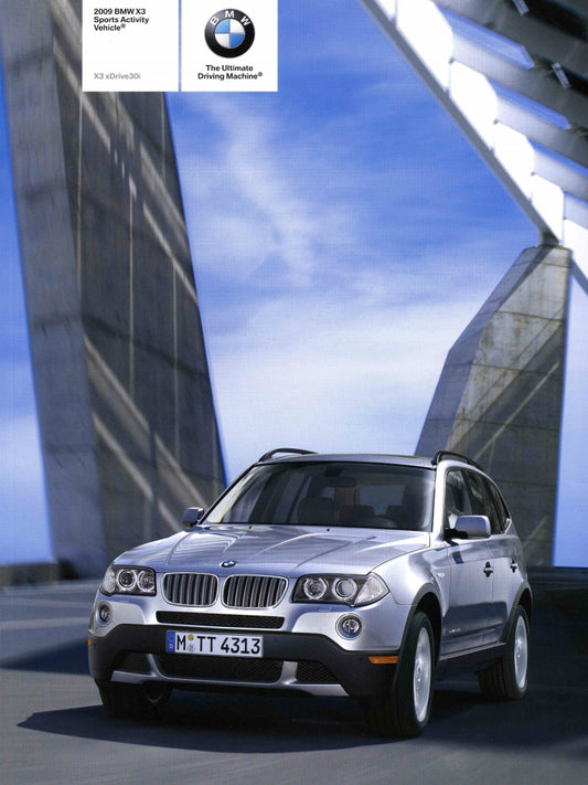 Brochure - 2009 BMW X3 Sports Activity Vehicle X3 xDrive30i - E83 - BMW CCA Foundation