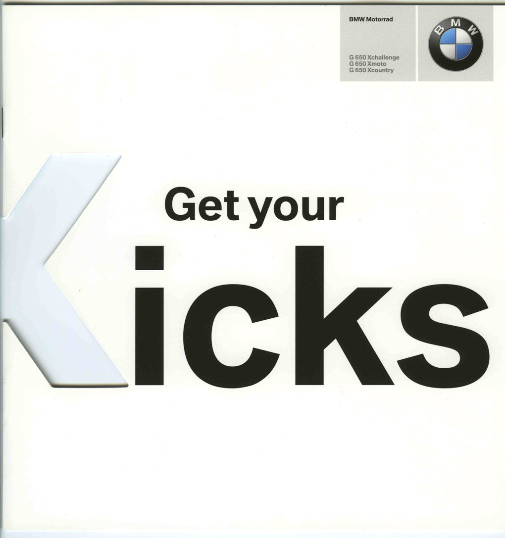 Brochure - BMW Motorrad G 650 Xchallenge G 650 Xmoto G 650 Xcountry - 2007 G650 Motorcycle Brochure - BMW CCA Foundation