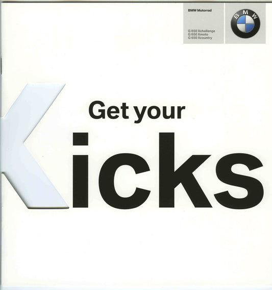 Brochure - BMW Motorrad G 650 Xchallenge G 650 Xmoto G 650 Xcountry - 2007 G650 Motorcycle Brochure - BMW CCA Foundation