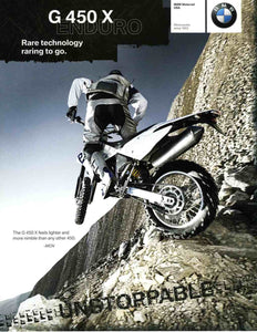 Brochure - BMW Motorrad USA Motorcycles since 1923 - 2009 G 450 X Brochure