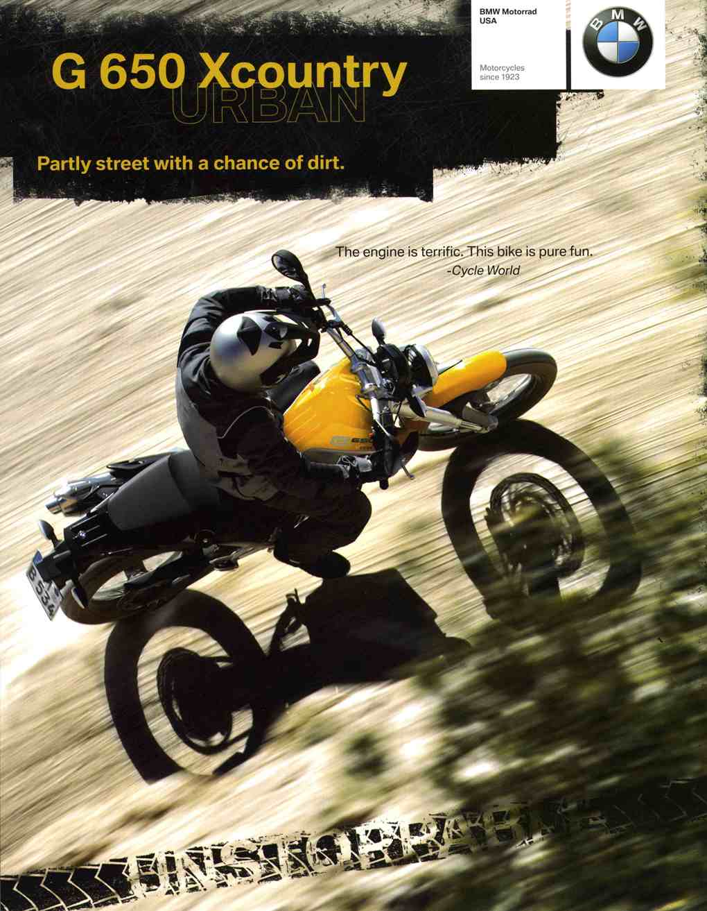 Brochure - 2009 G 650 Xcountry Brochure - BMW CCA Foundation