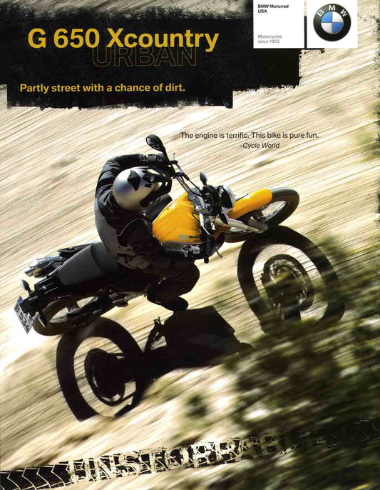 Brochure - 2009 G 650 Xcountry Brochure - BMW CCA Foundation