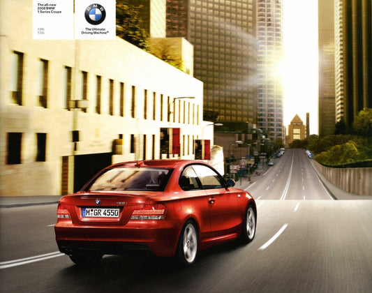 Brochure - The all-new 2008 BMW 1 Series Coupe 128i 135i - E82 Brochure (small) - BMW CCA Foundation