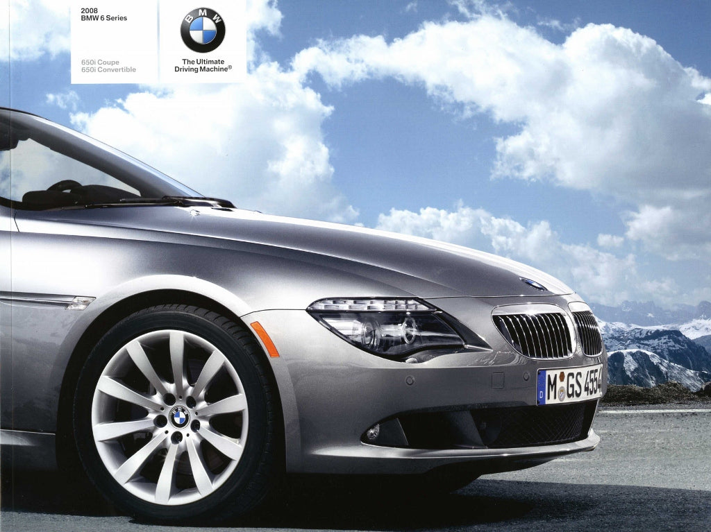 Brochure - 2008 BMW 6 Series 650i Coupe 650i Convertible - E63