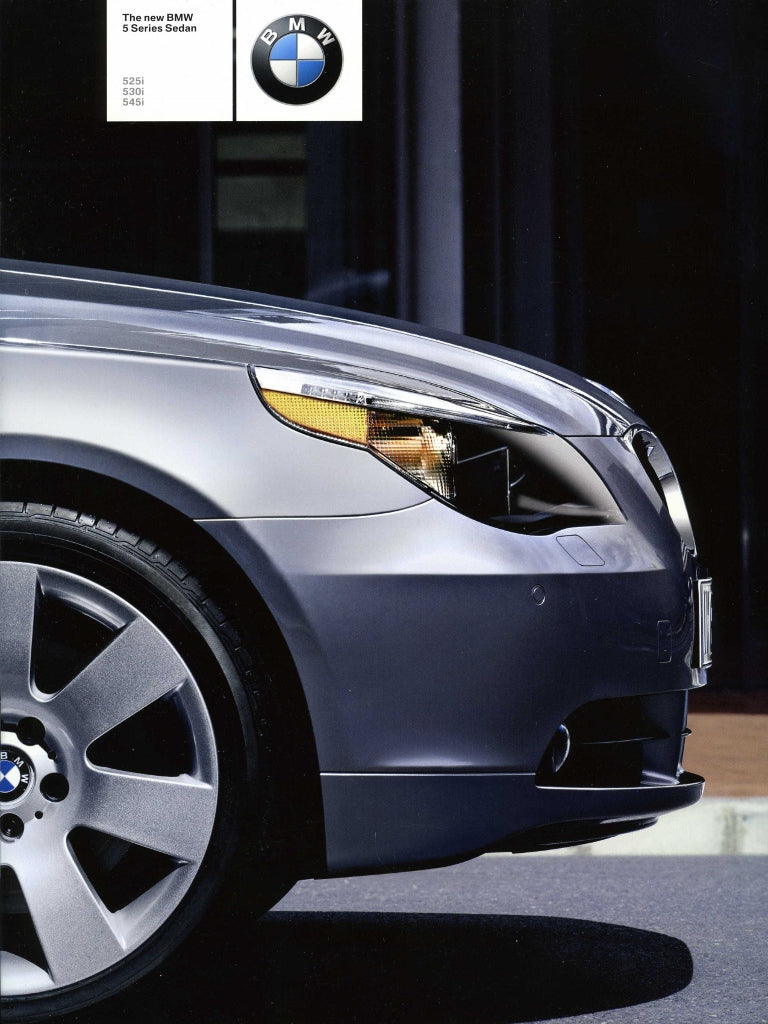 Brochure - The new BMW 5 Series Sedan 525i 530i 545i - 2004 E60 Brochure (1st version) - BMW CCA Foundation