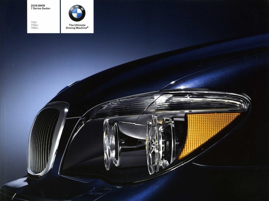 Brochure - 2008 BMW 7 Series Sedan 750i 750Li 760Li - E65 / E66