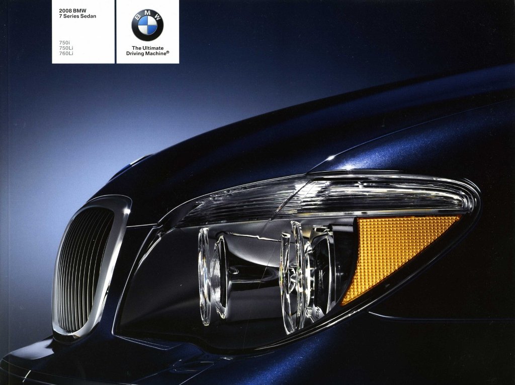 Brochure - 2008 BMW 7 Series Sedan 750i 750Li 760Li - E65 / E66 (1st version)