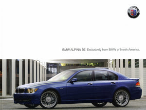 Brochure - BMW Alpina B7: Exclusively from BMW of North America. - 2007 E66 Brochure (1st version)