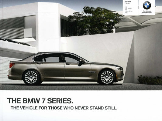 Brochure - 2010 BMW 7 Series Sedan 750i 750i xDrive 750Li 750Li xDrive 760Li - F01 / F02 Brochure - BMW CCA Foundation