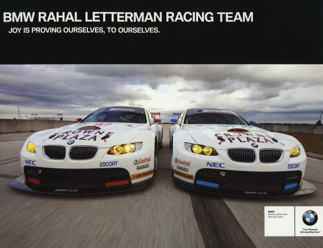 Signature Card - 2010 BMW Rahal Letterman Racing Team