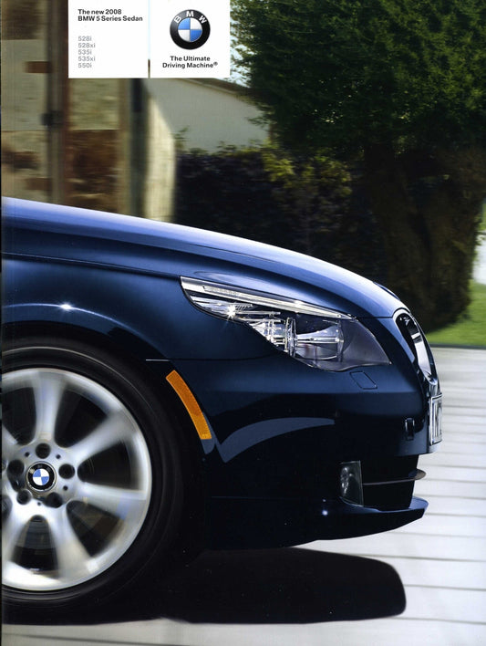 Brochure - The new 2008 BMW 5 Series Sedan 528i 528xi 535i 535xi 550i - E60 Brochure (1st version) - BMW CCA Foundation