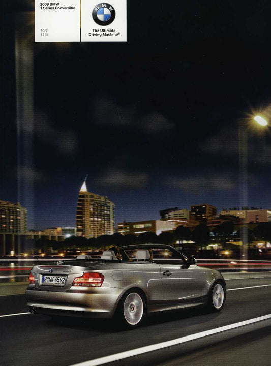 Brochure - 2009 BMW 1 Series Convertible 128i 135i - E88 - BMW CCA Foundation