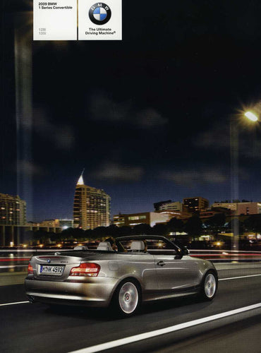 Brochure - 2009 BMW 1 Series Convertible 128i 135i - E88 - BMW CCA Foundation