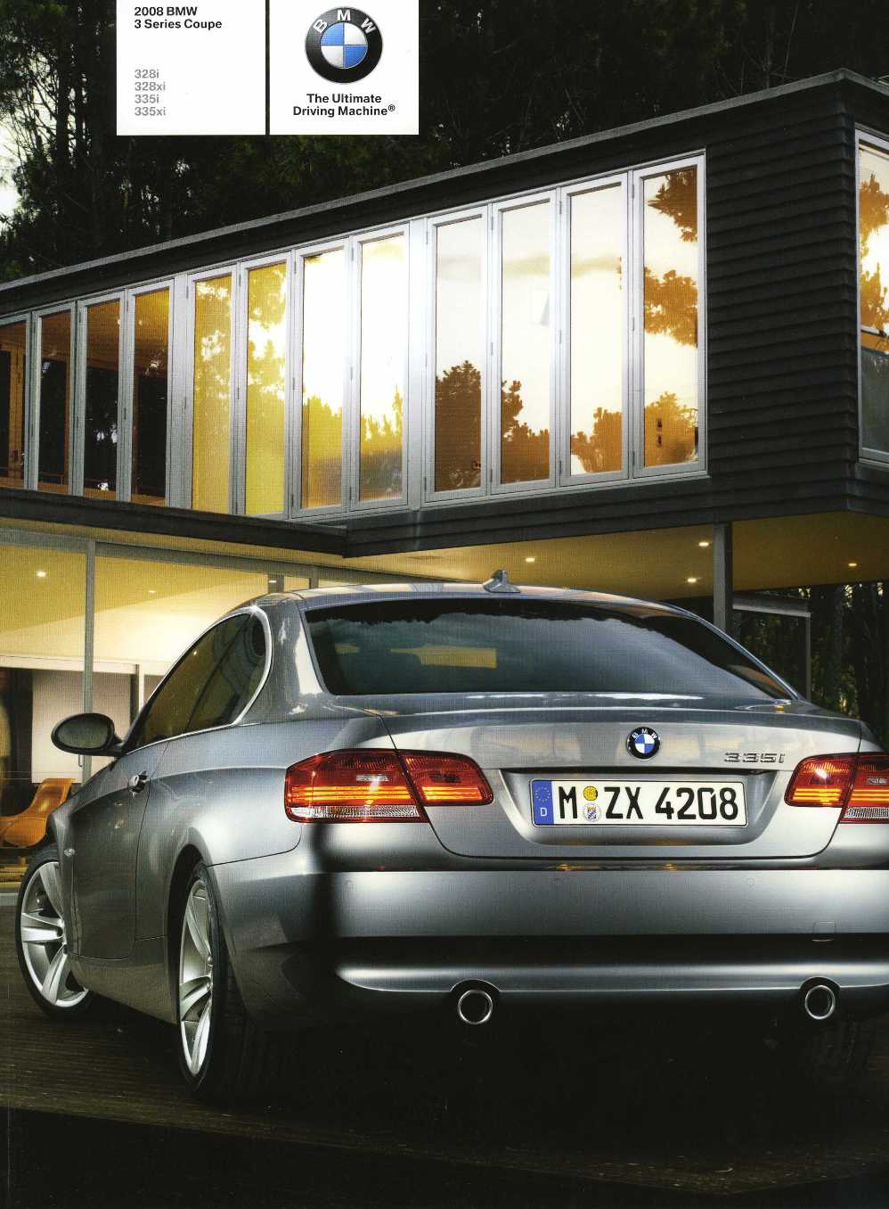 Brochure - 2008 BMW 3 Series Coupe 328i 328xi 335i 335xi - E92 (2nd version) - BMW CCA Foundation