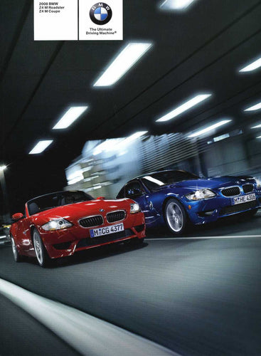 Brochure - 2008 BMW Z4 M Roadster Z4 M Coupe - E85 / E86 (1st version)