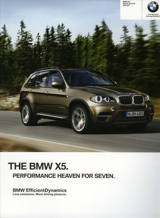 Brochure - BMW X5 Sports Activity Vehicle - 2012 E70 Brochure (late 2011 edition) - BMW CCA Foundation