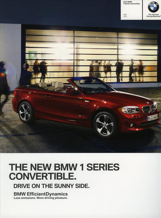 Brochure - 2012 BMW 1 Series Convertible 128i 135i - E88 - BMW CCA Foundation