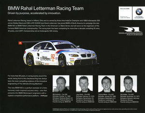 Signature Card - 2009 BMW Rahal Letterman Racing Team