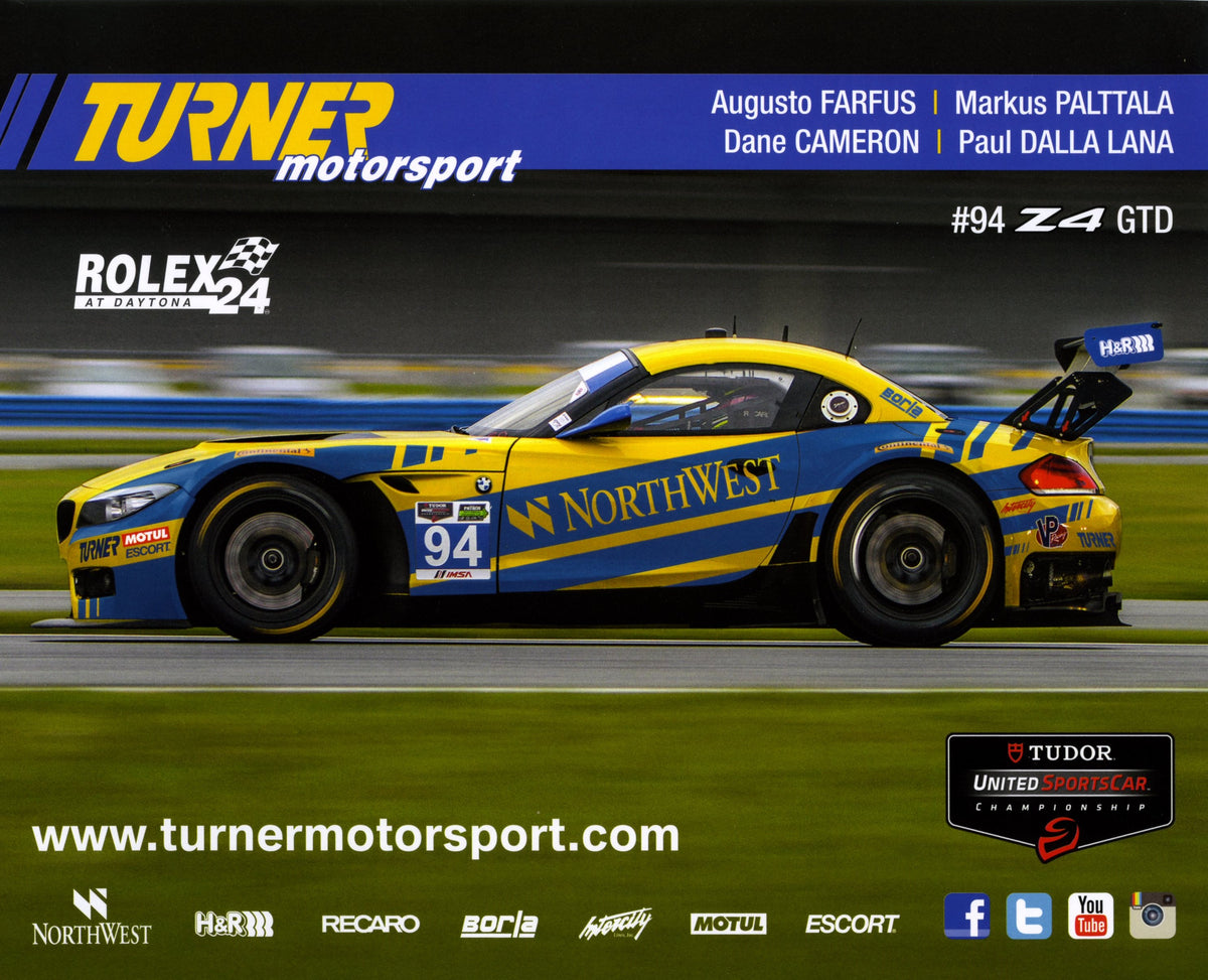 Signature Card - Turner Motorsport Team 2014 #94 Signature Card - BMW CCA Foundation